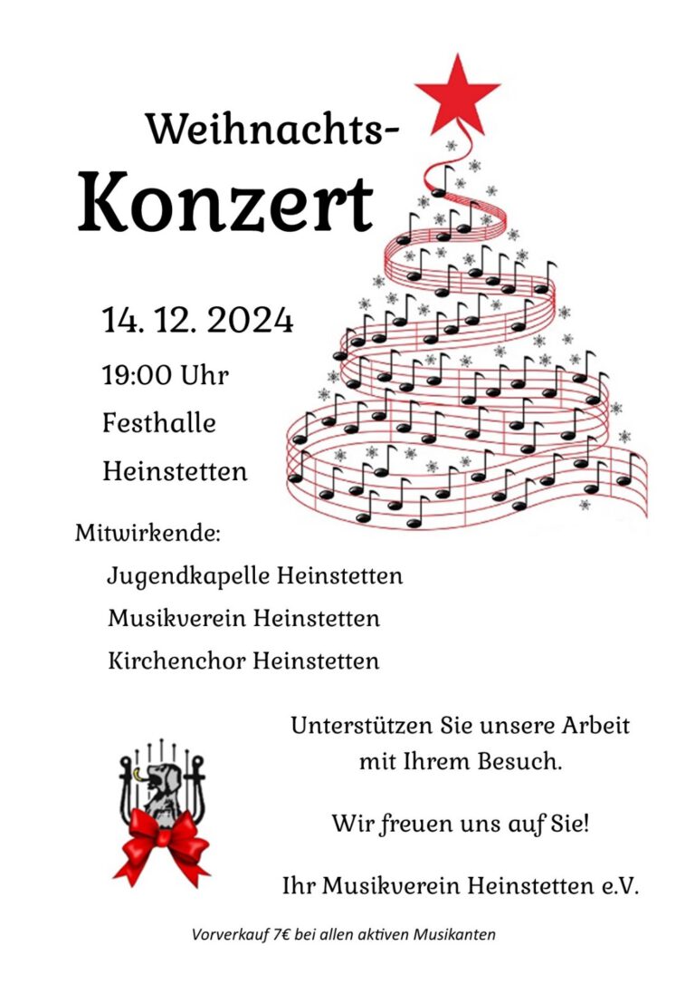 Mehr über den Artikel erfahren Weihnachtskonzert 2024